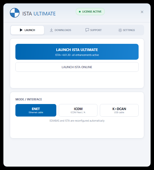 ISTA Ultimate launcher